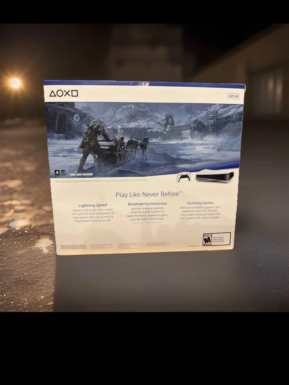 PlayStation 5 God of War Ragnarok Console Box *box only* Does Not Come with ps5